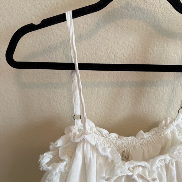 Pilcro Elegant White Ruffled Chemise - Picture 6 of 12